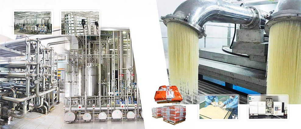 SHANGSHUI FUYUAN GELATIN CO. línea de producción del fabricante